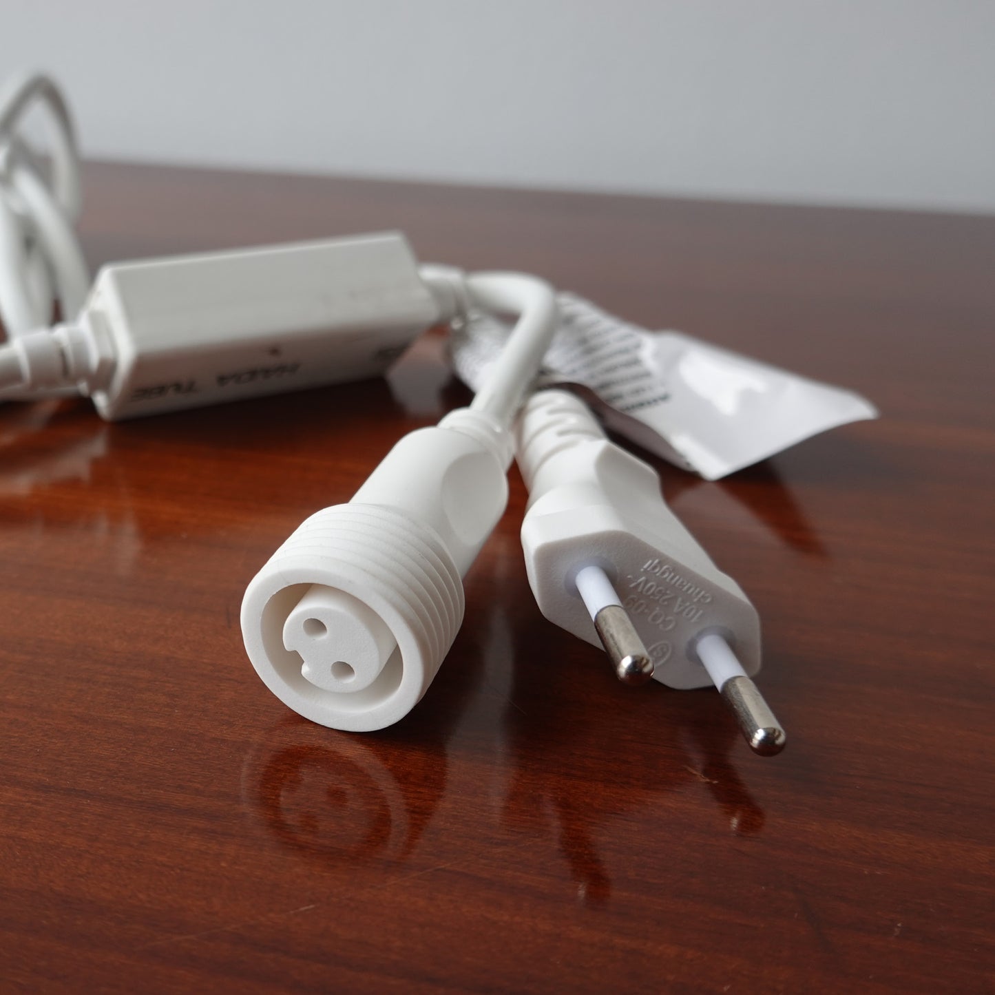 Câble d'alimentation 230 V 1,5 m avec fiche C amovible, redresseur de rideau LED