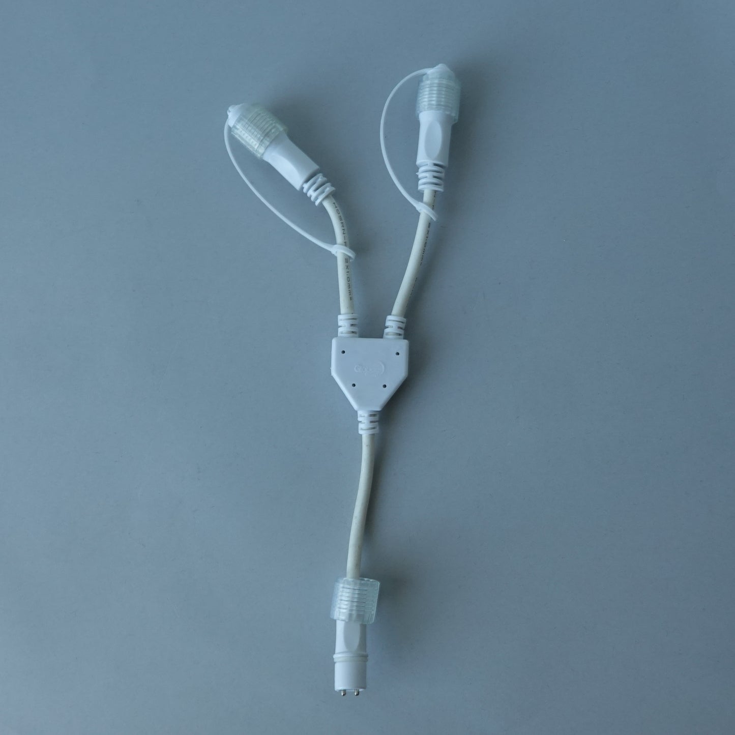 Multiconnettore 2 vie 24V IP44 per esterno cavo bianco stringhe 8m