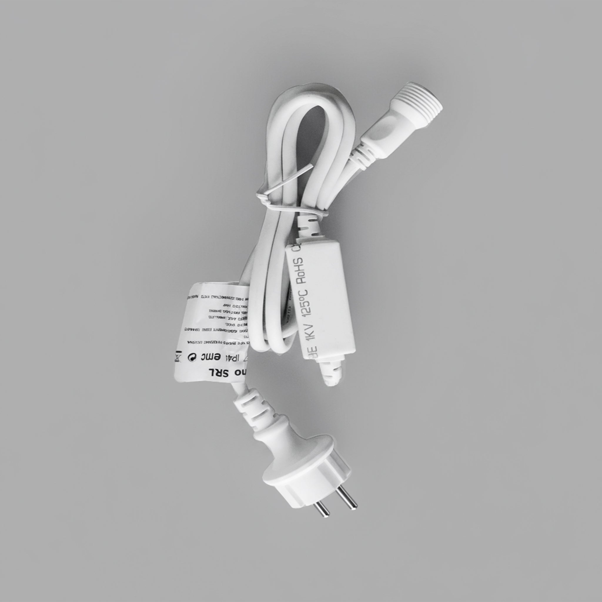 Lumonic 5 LED 3mm Bianco Freddo 6000K Con Resistenza Integrata Per 5V - Cavo 20cm