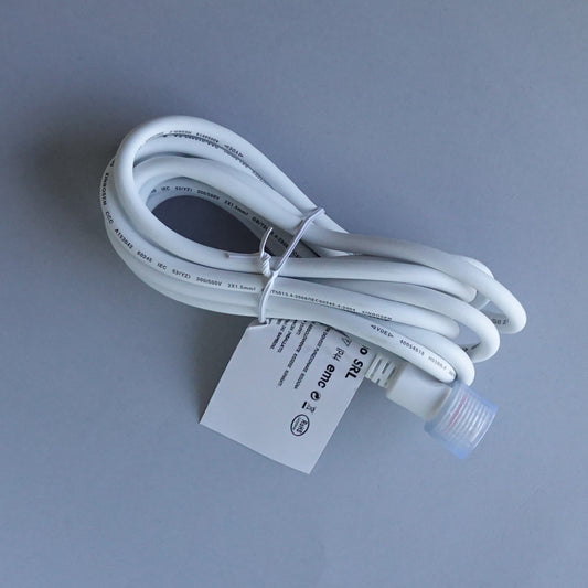 Prolunga elettrica 230V 3m (2×1,5mm²) da esterno, cavo bianco