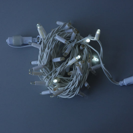 Guirlande MicroLED 230V 12m blanc froid 7000K 180 LED flash rapide extérieur