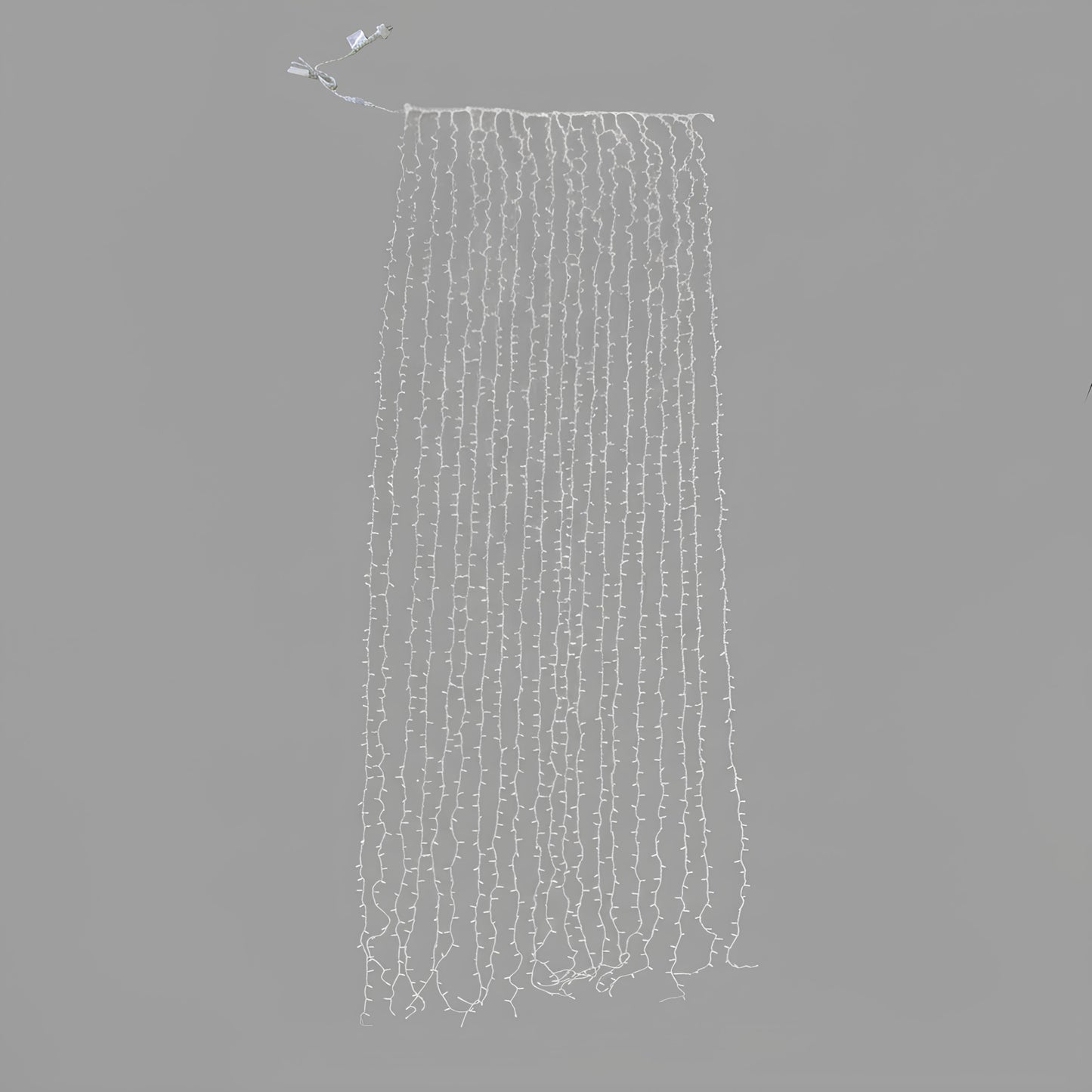 Tenda luminosa 230V 2x9 1800 LED AutoFlash cavo bianco