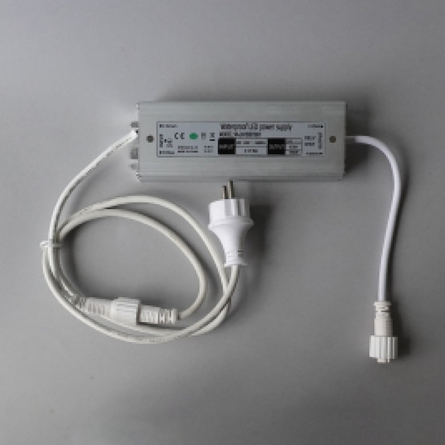 Cavo di alimentazione 24V con alimentatore 6.25A ip67 per stringa luminosa da 8m