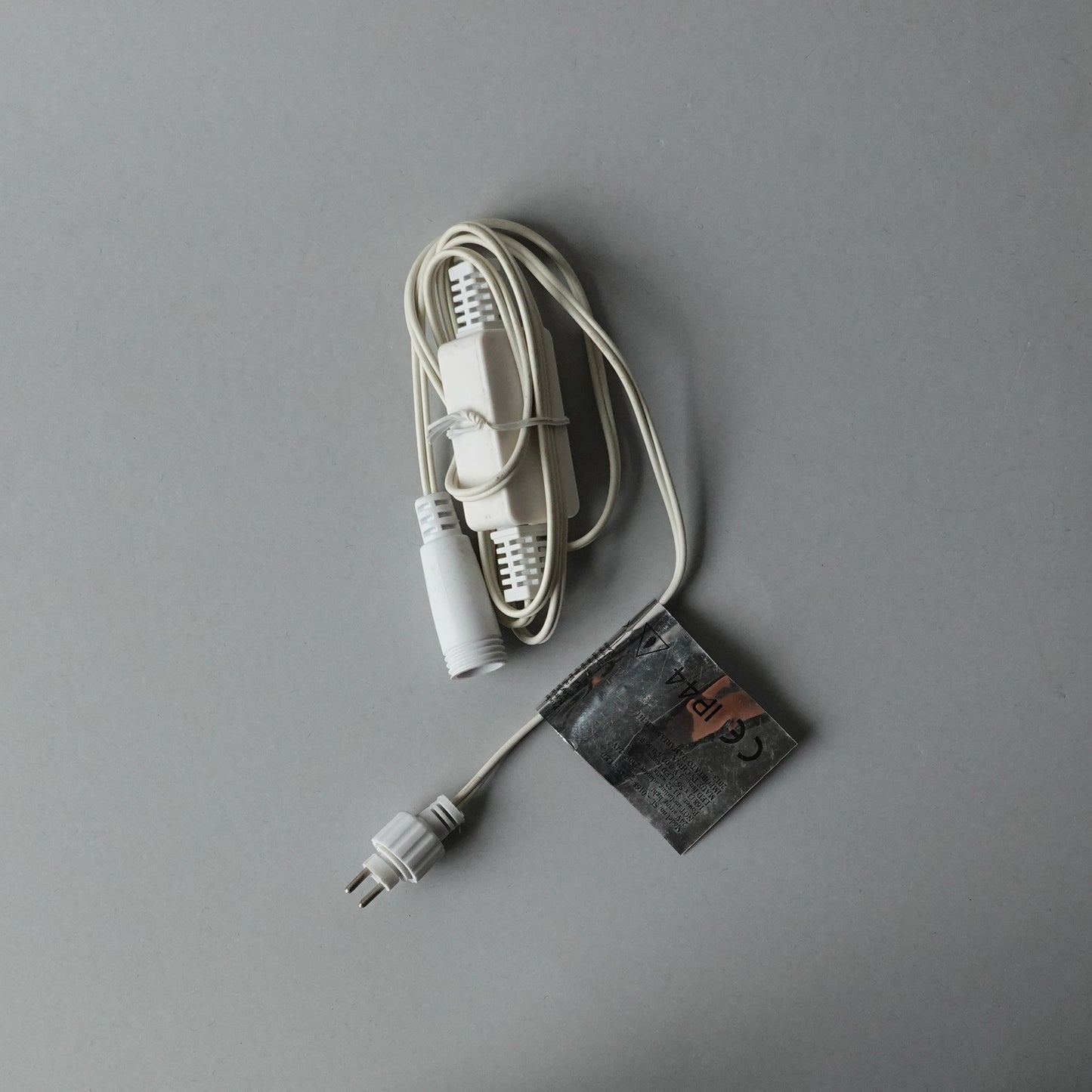 24V 8m micro light strings, warm white 3000K LEDs, with cold white 7000K flash, transparent cable