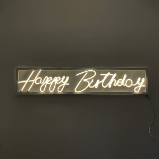 Scritta in Neonflex - Happy Birthday