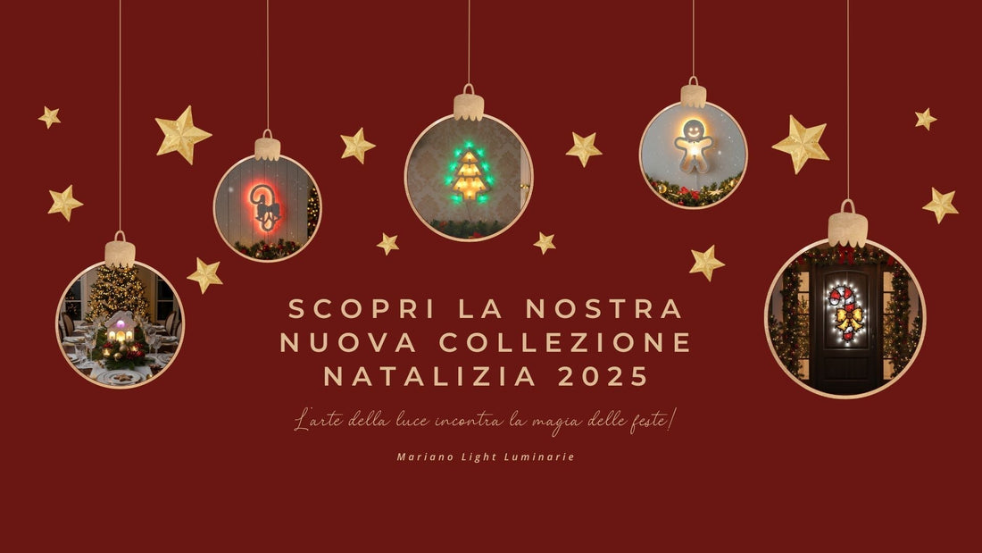 Illuminare il Natale con stile: la nuova collezione in legno Mariano Light Luminarie