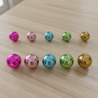 Sfere Natalizie Multicolore