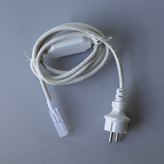 Cavo alimentazione 230V 1,5m spina Schuko, raddrizzatore, striscia led