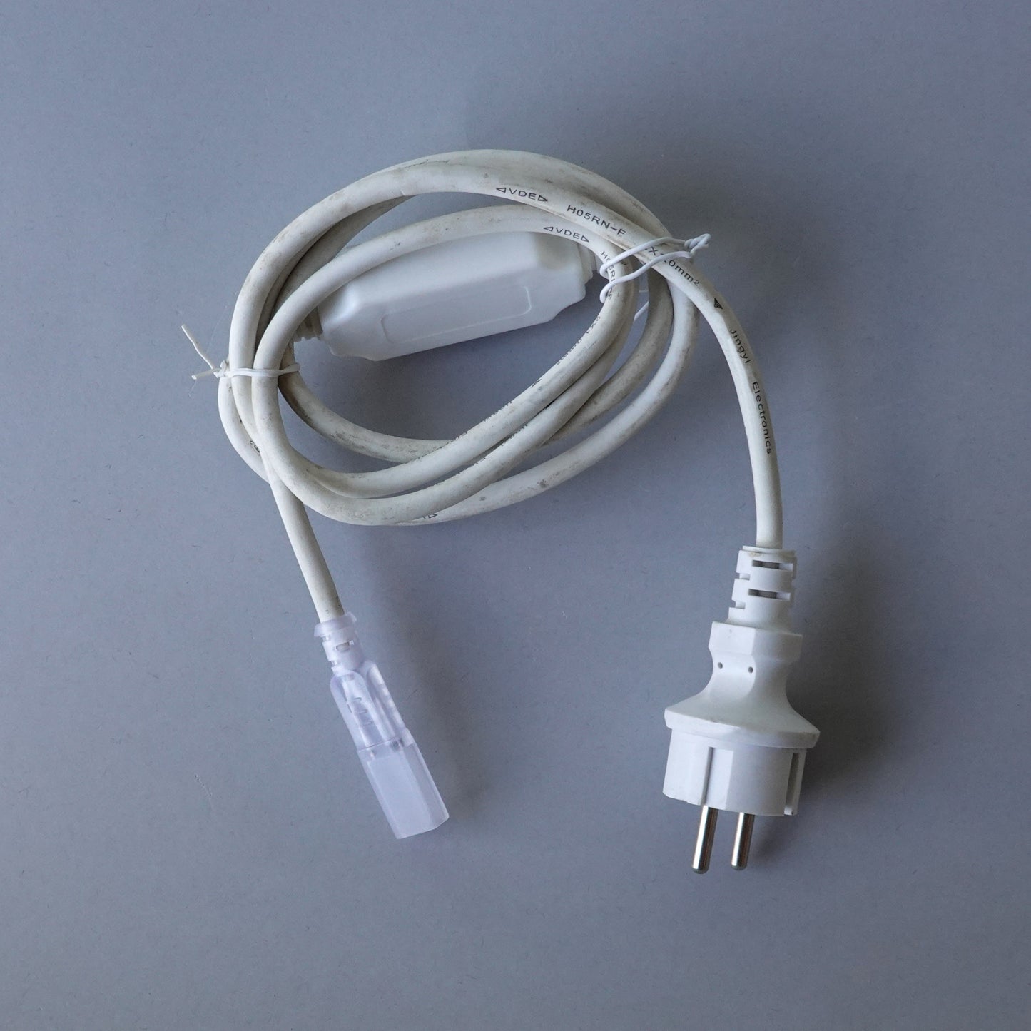 Cavo alimentazione 230V 1,5m spina Schuko, raddrizzatore, striscia led