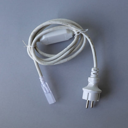 Cavo alimentazione 230V 1,5m spina Schuko, raddrizzatore, striscia led