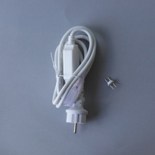 Cavo alimentazione 230V 1,5m spina Schuko, raddrizzatore, tubo led
