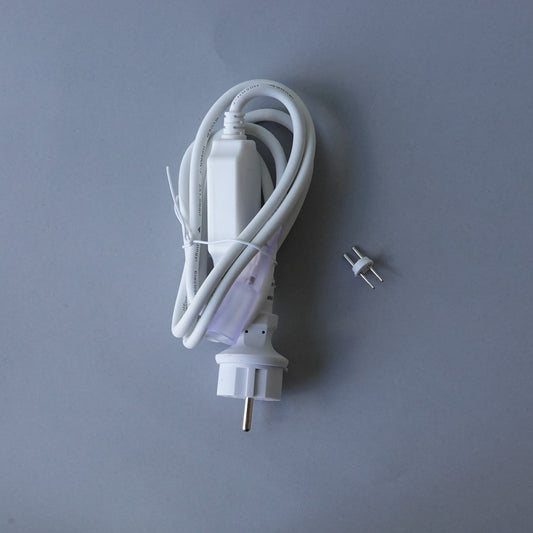 Cavo alimentazione 230V 1,5m spina Schuko, raddrizzatore, tubo led