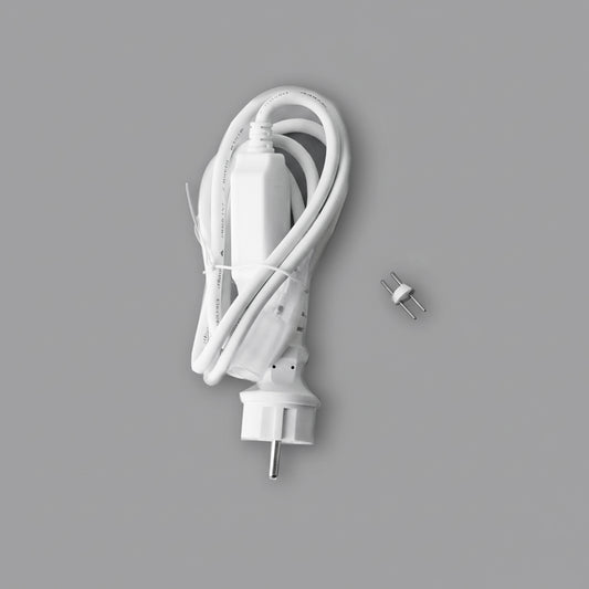 Câble d'alimentation extérieur 230 V 1,5 m IP44 pour tube LED