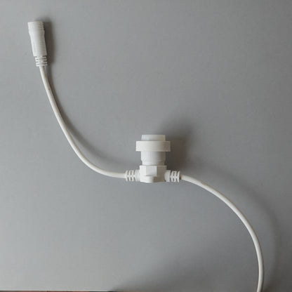Cintura 10m per 20 portalampade E27 cavo bianco