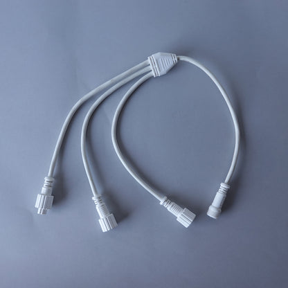 Multiconnettore 3 vie 24V IP44 per esterno cavo bianco stringhe 8m