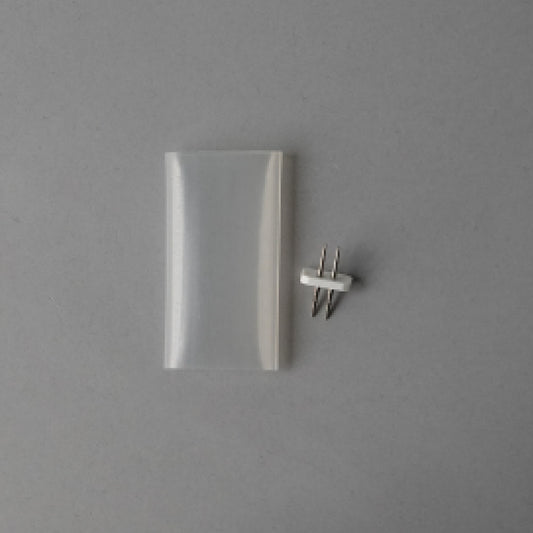 Giunzione 2 poli con guaina termicaper striscia led SMD (conf. 10 pz)