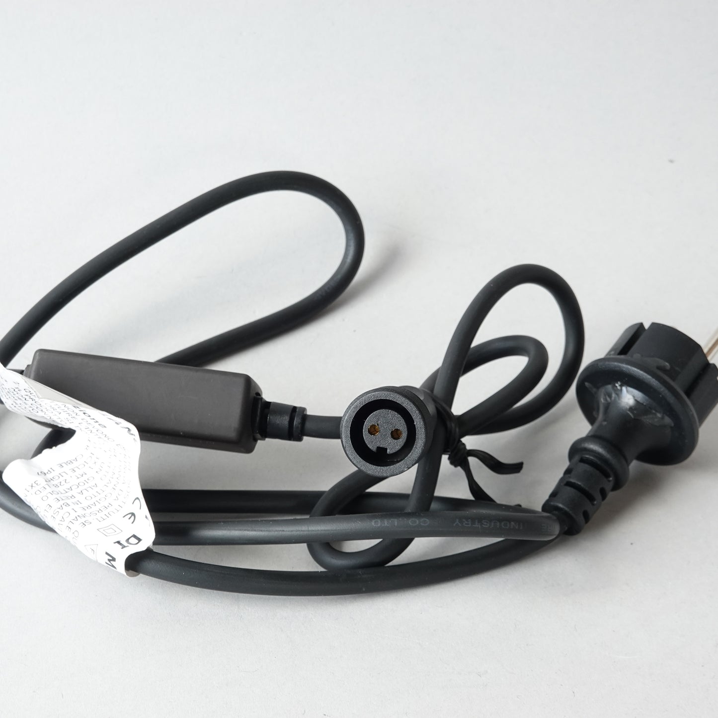 230V 1,5m Außenstromkabel für LED-Leuchten mit Schuko-Stecker