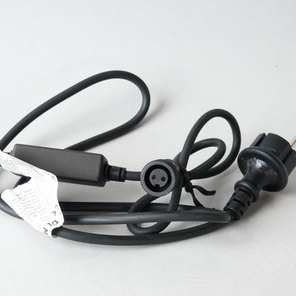 230V 1,5m Außenstromkabel für LED-Leuchten mit Schuko-Stecker