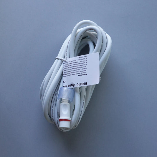 Prolunga elettrica 230V 5m (2×1,5mm²) da esterno, cavo bianco
