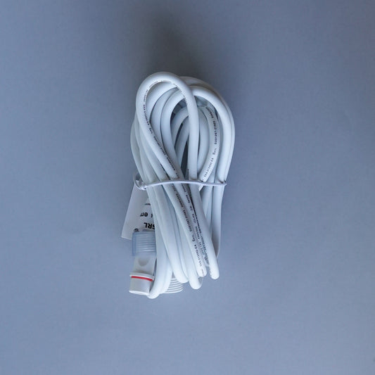 Prolunga elettrica 230V 7m (2×1,5mm²) da esterno, cavo bianco