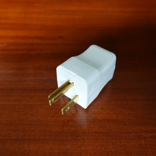 Spina mobile tipo UK 2P+T 16A 240V, colore bianco