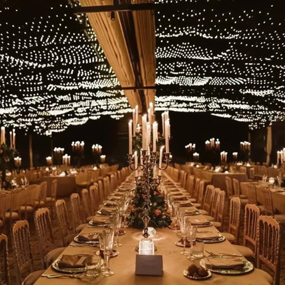 Guirlande lumineuse micro 230V 12m (3x4m) 180 LED lumière fixe