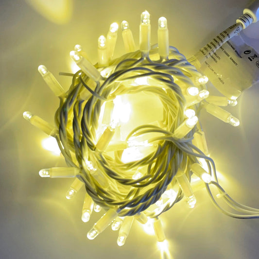 Micro light strings 230V 12m (3x4m) 180 LEDs fixed light 
