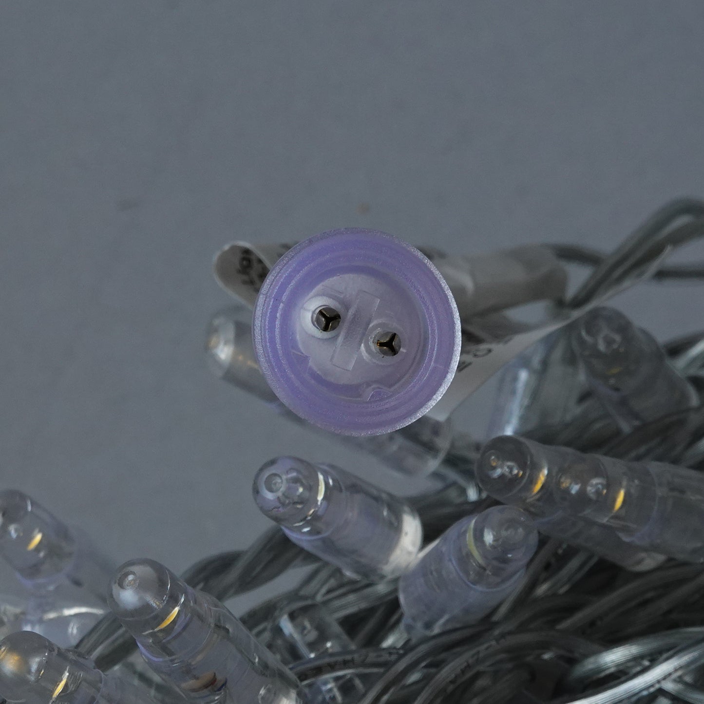 24V 8m 120 LED 3000K Autoflash String Light Transparent Cable