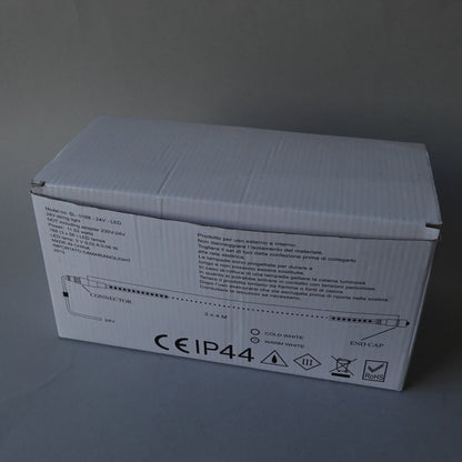 24V 8m 120 LED 3000K Autoflash String Light Transparent Cable