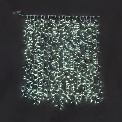 Tenda luminosa 230V 2x3 740 LED AutoFlash cavo bianco