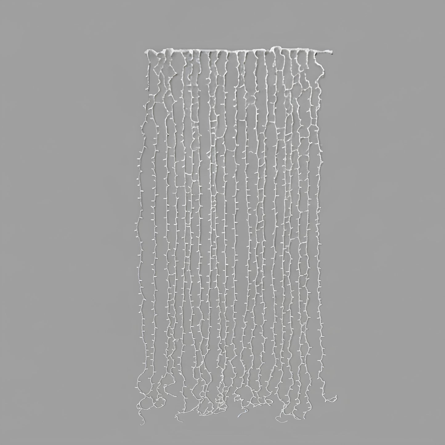 Tenda luminosa 230V 2x6 1200 LED AutoFlash cavo bianco