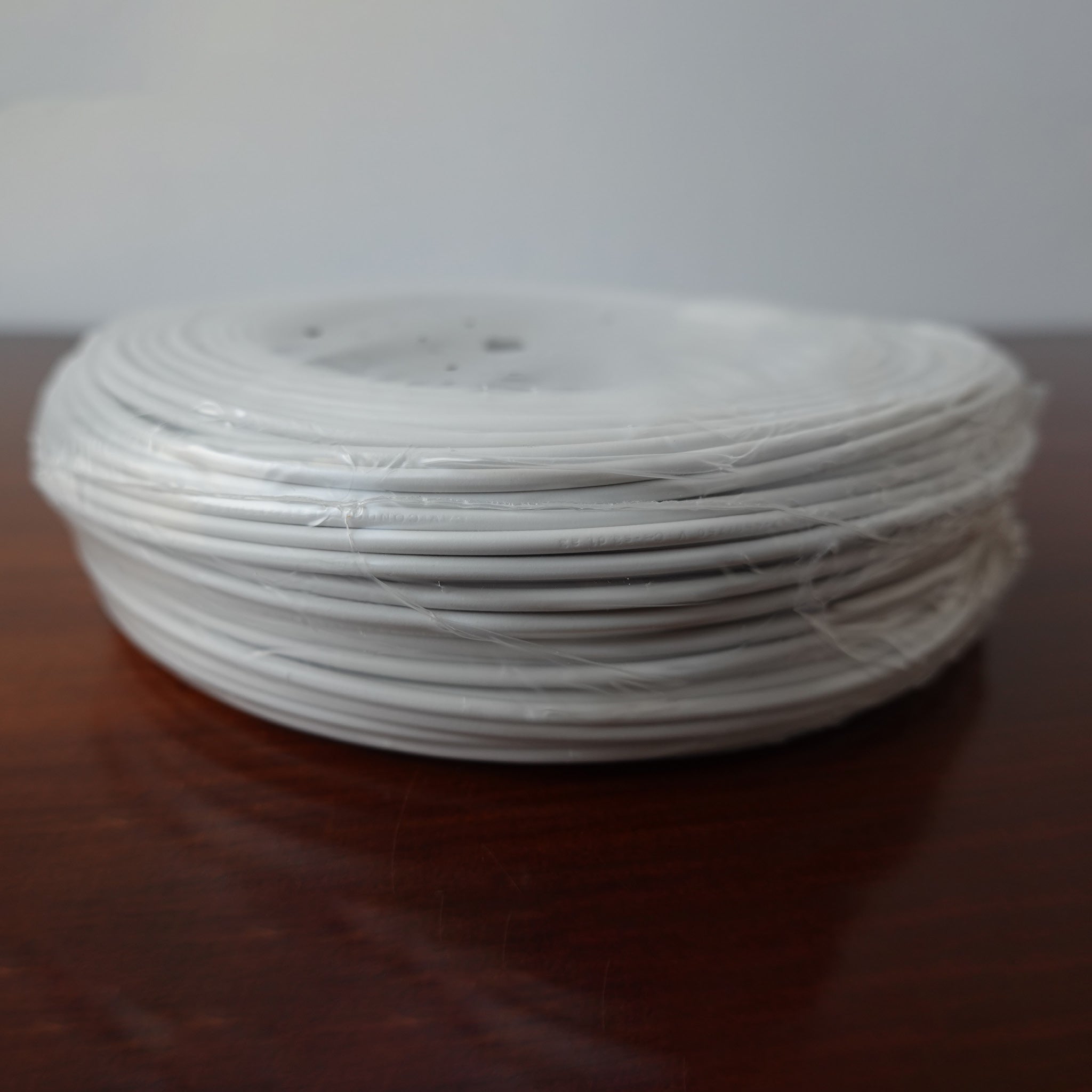 Cavo Elettrico Rotondo Low Voltage Rivestito In Tessuto Bianco LM01 - Foto 9