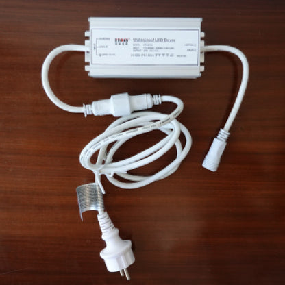 Cavo di alimentazione 24V con alimentatore 2.5A ip67 per stringa da 12m