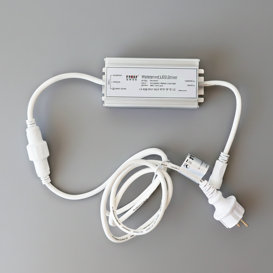 Alimentatore 24V IP67 da esterno per Stringhe luminose 12m