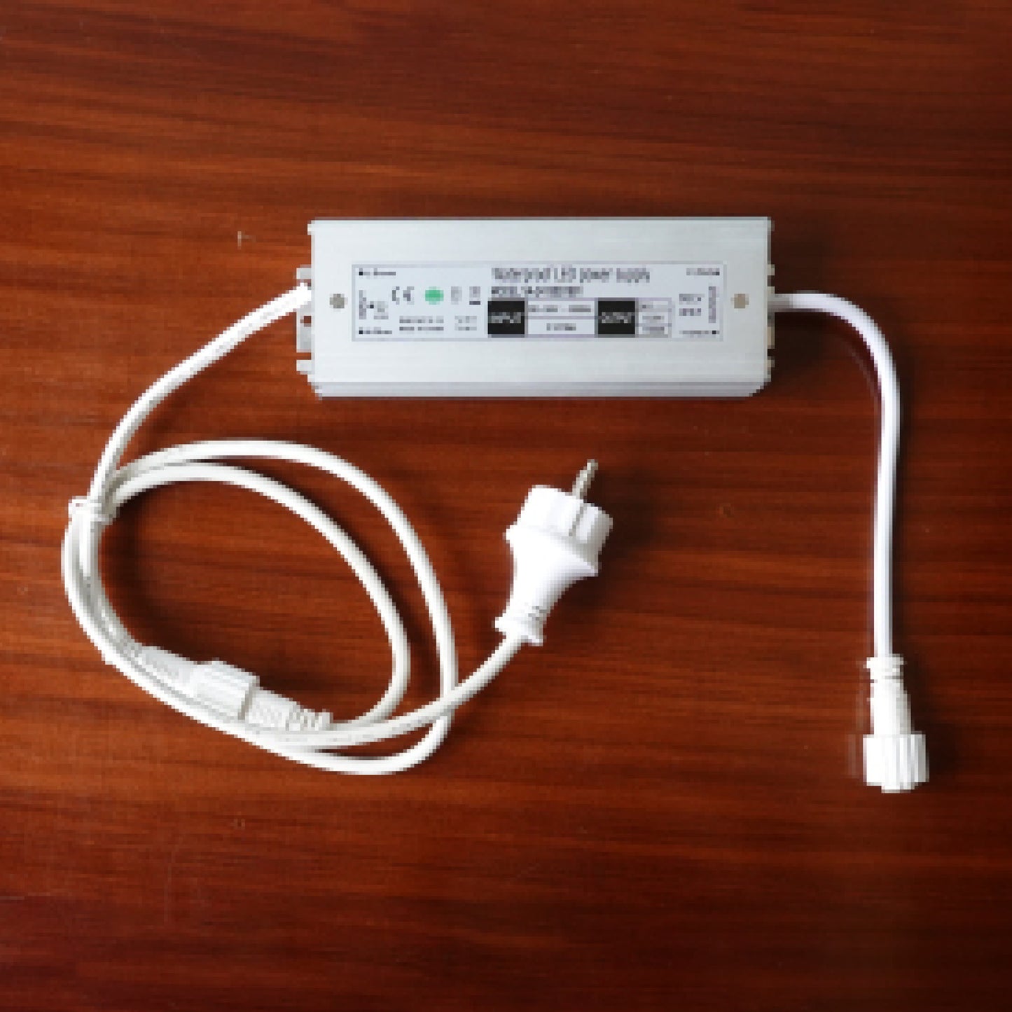 Cavo di alimentazione 24V con alimentatore 6.25A ip67 per stringa luminosa da 8m