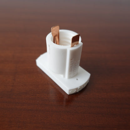 E14 type A lamp holder in white plastic with slats (pack of 2500 pcs)