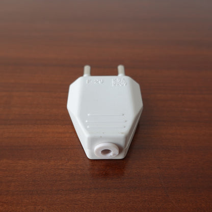 Spina mobile europlug 2P 2,5A 250V, colore bianco (conf. 10 pz)