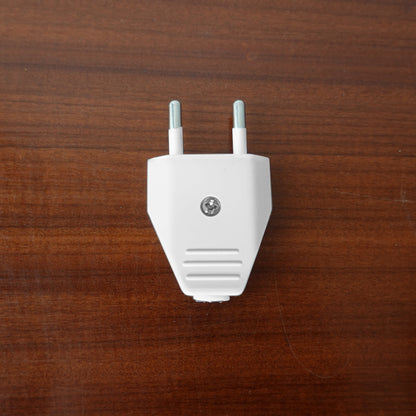 Spina mobile europlug 2P 2,5A 250V, colore bianco (conf. 10 pz)