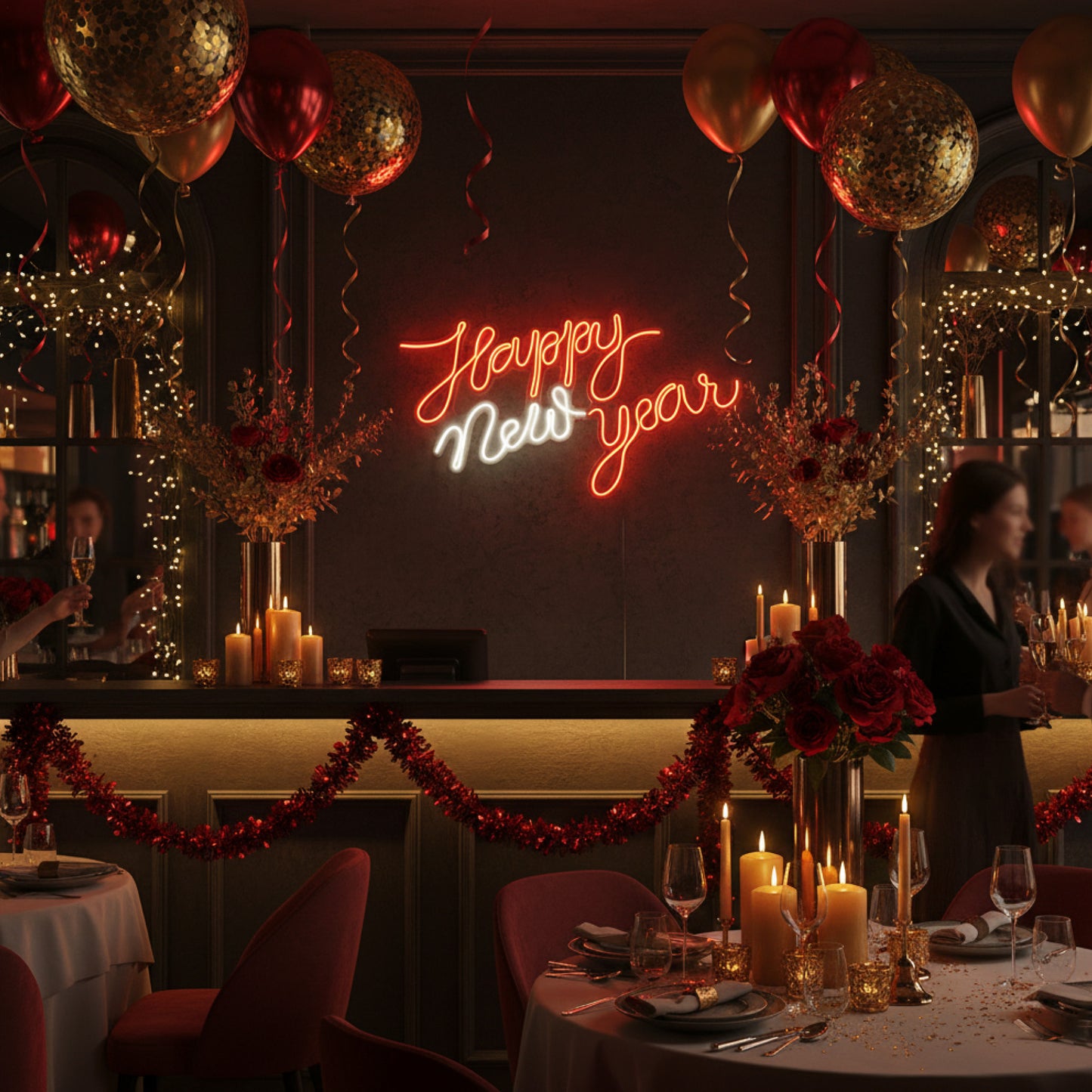 Inscription en Neonflex - Bonne année