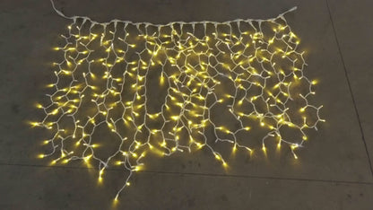 Light curtain 230V 2x1.5m 380 LED AutoFlash white cable